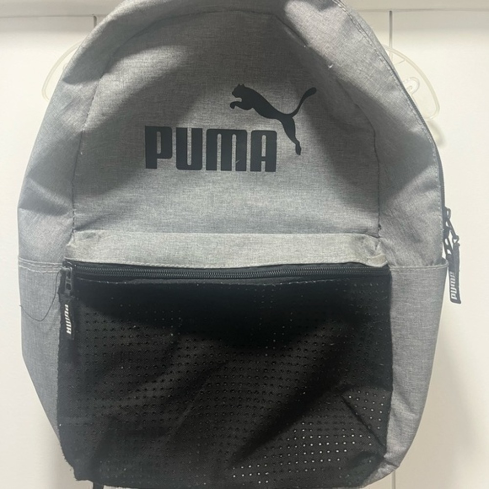 Puma black and gray backpack. Great condition